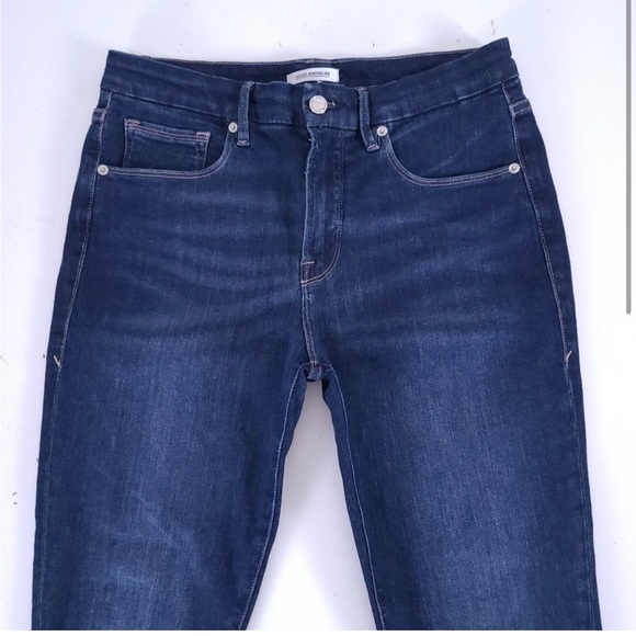 Good American Good Legs Crop High Rise Jeans Size 12 31 - Picture 6 of 9